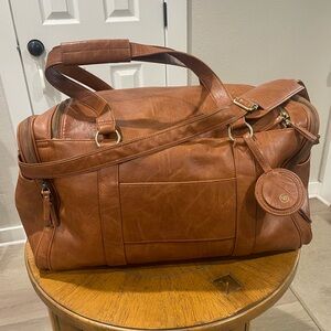Azaria Madeline Vegan Leather Weekender Duffel Bag